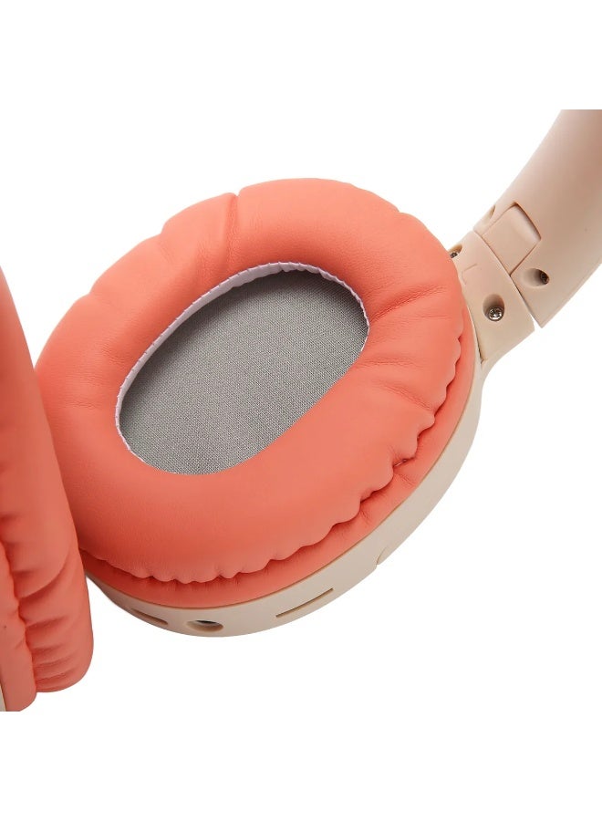 PEETTA Wireless Bluetooth Headphones, Over Ear Gaming Headset with Microphone, Volume Control and Foldable Headphones, Wired Wireless Mode 2 with 3 Connector - Image 5